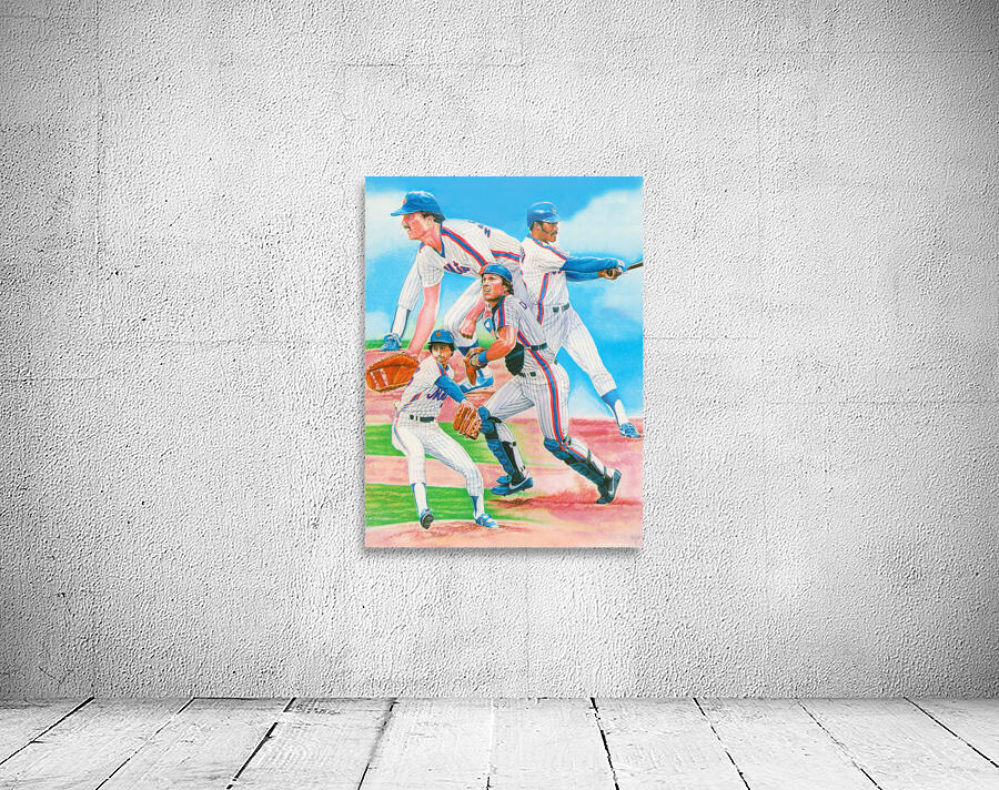 1985 New York Mets Remix Art Wall Preview