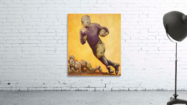 Autumn Gridiron Sunset Wall Preview