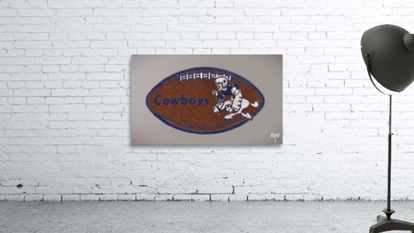 Vintage Sixties Cowboys Football Art Wall Preview