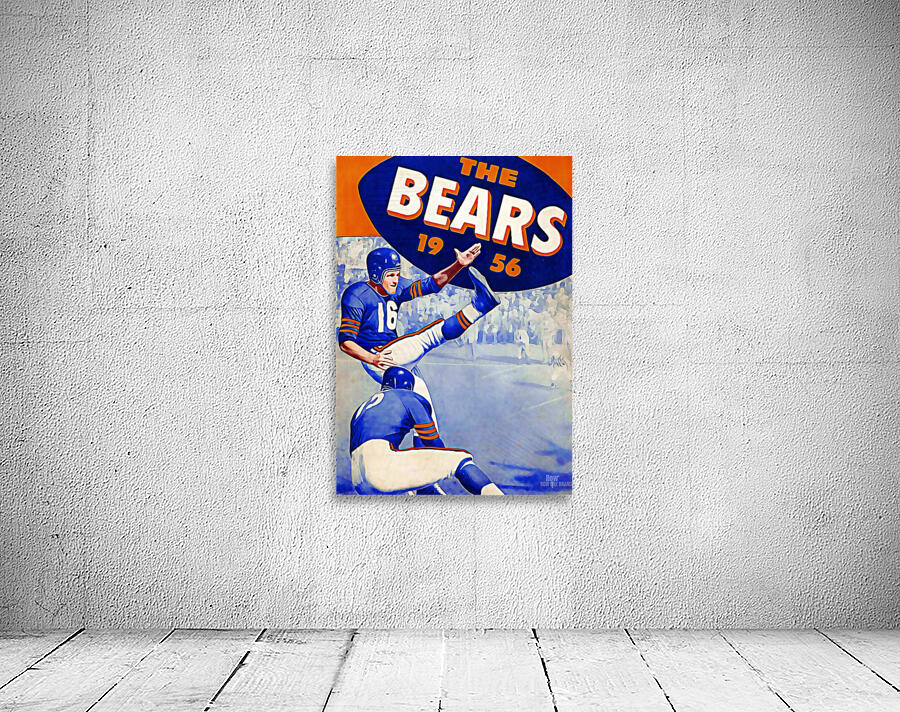 1956 Chicago Bears Football Art Wall Preview