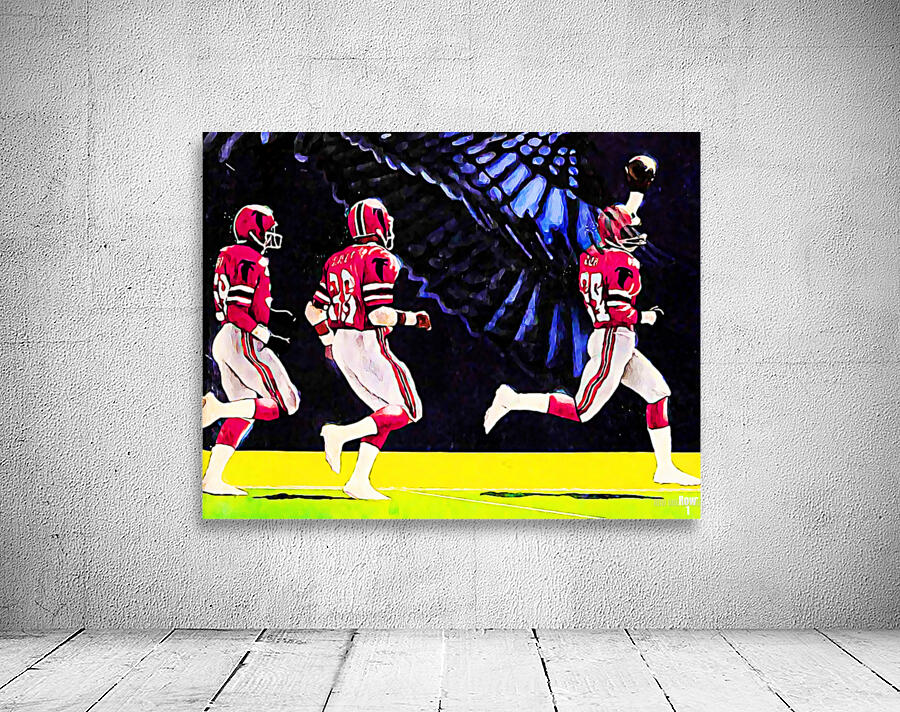 1980 Atlanta Falcons Remix Art Wall Preview