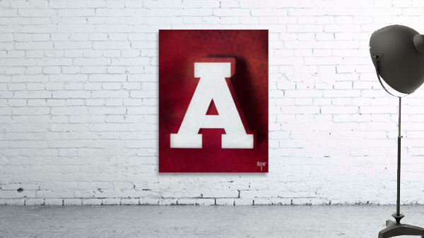Vintage A Logo Wall Preview