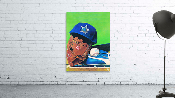 1986 Seattle Mariners Baseball Hat Art Wall Preview