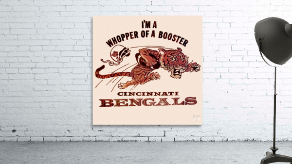 Vintage Sixties Bengals Art Wall Preview