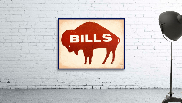 Throwback Buffalo Bills Art Wall Preview