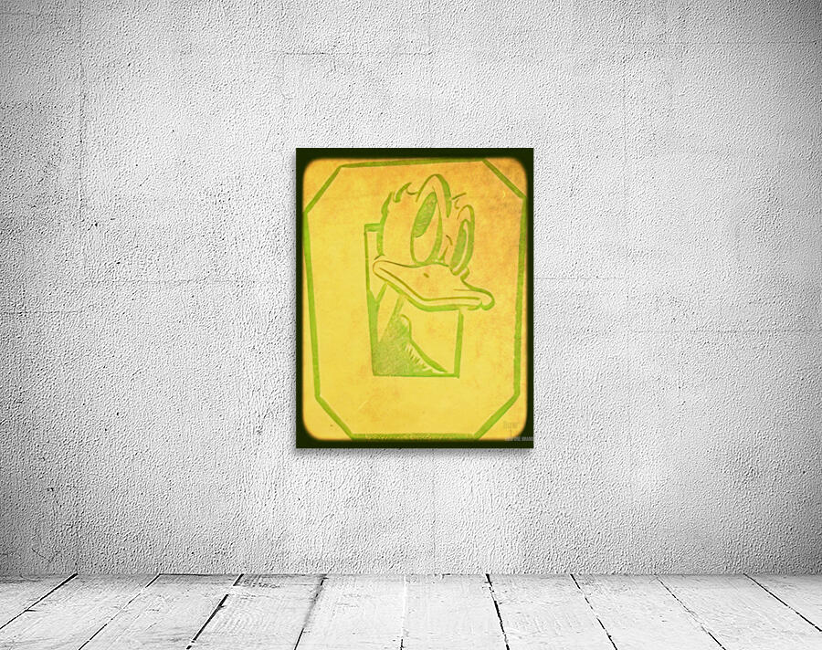 Oregon Duck Throwback Art Wall Preview