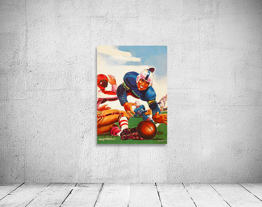 1947 Football Action Art Wall Preview