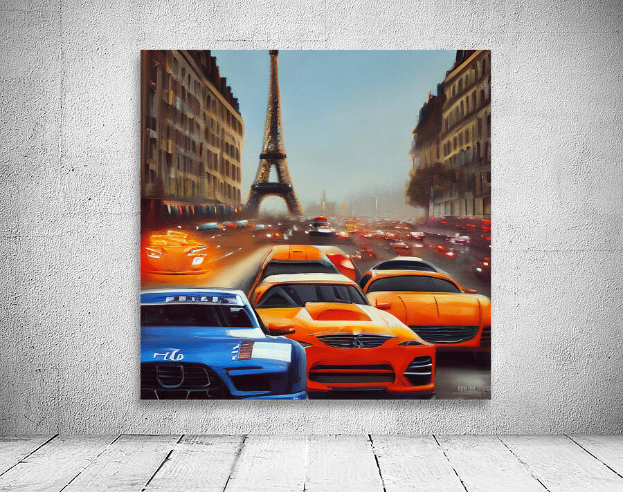 Paris Car Race Wall Preview