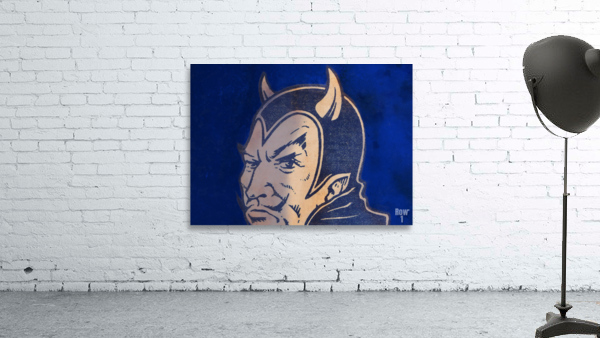Vintage Duke Blue Devil Wall Preview