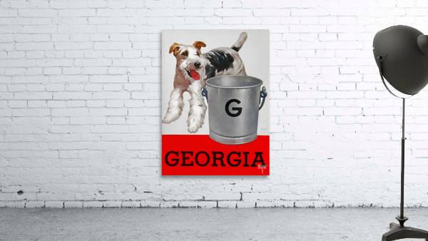 1949 Georgia Football Program Remix Wall Preview