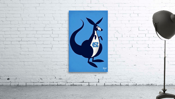 Sixties UNC Kangaroo  Wall Preview