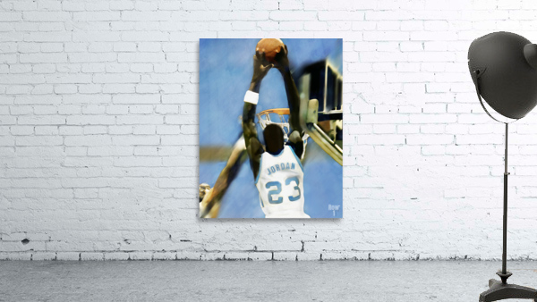 Michael Jordan Two Handed Dunk  Wall Preview
