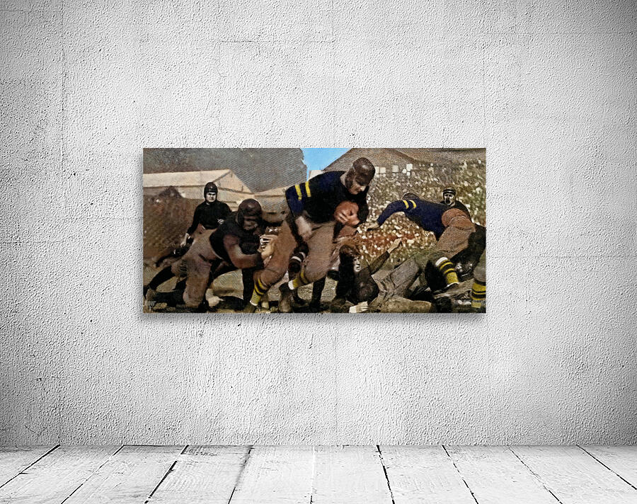 1922 Cal Golden Bears Football Art Wall Preview