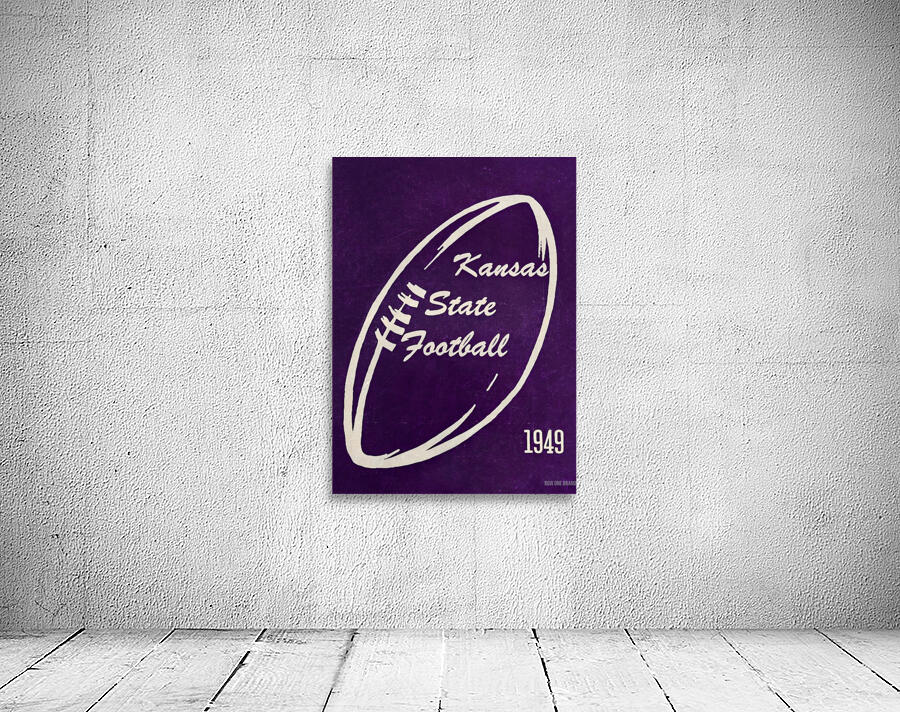1949 Kansas State Wildcats Football Art Wall Preview