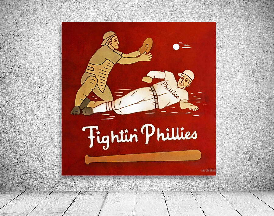 Fightin Phillies Vintage Art Wall Preview
