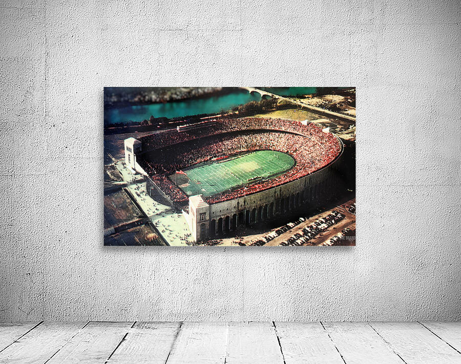 Vintage Ohio Stadium Gameday Art Wall Preview