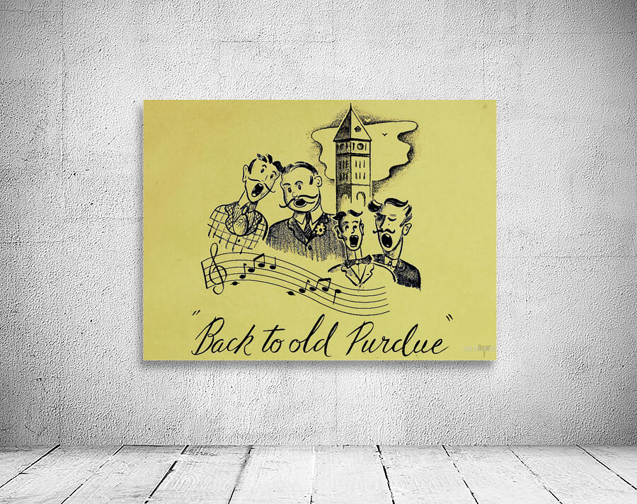 Back to Old Purdue Wall Preview
