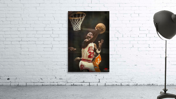 1986 Michael Jordan Lay Up Wall Preview