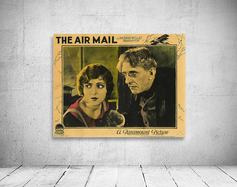 old movies the air mail lobby card paramount pict Wall Preview