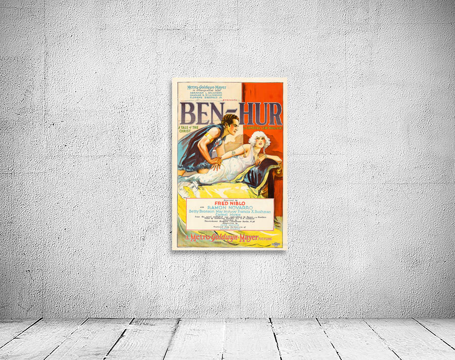 1926 ben hur movie poster Wall Preview