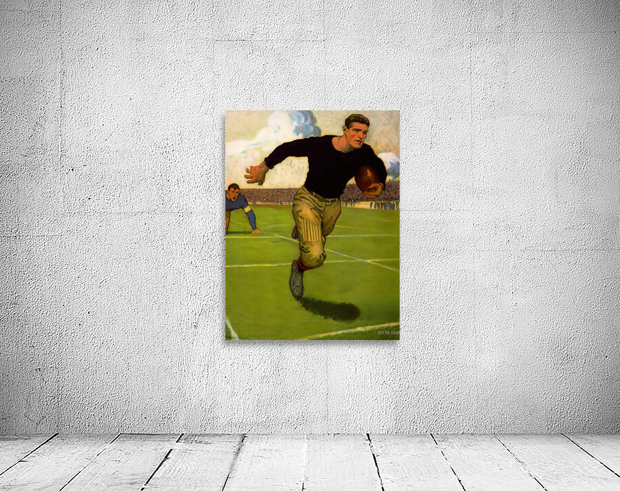1910 In the Clear Football Art Wall Preview