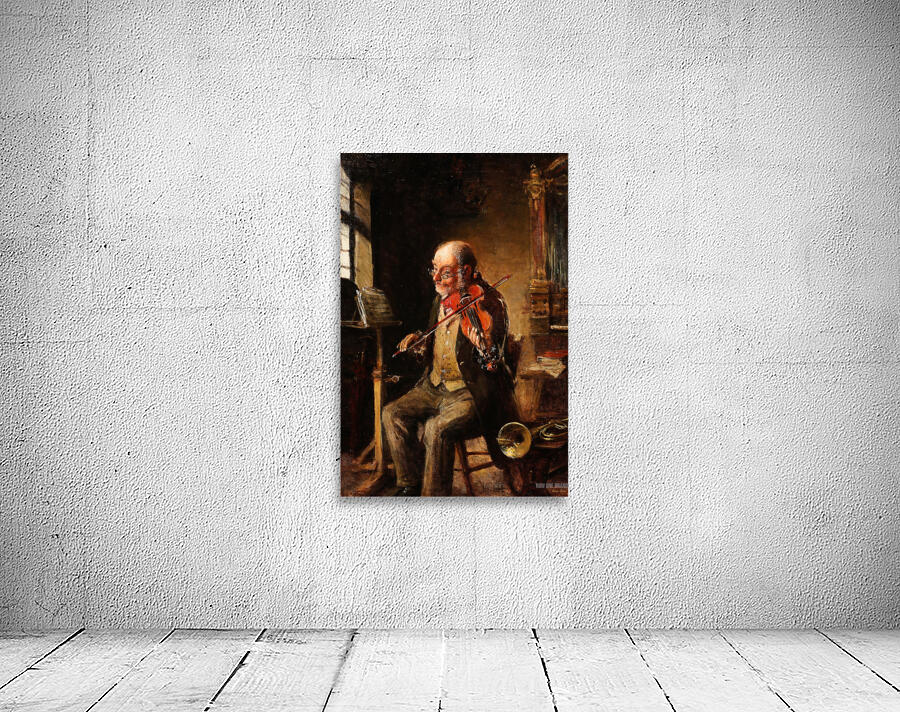 violinist hermann kern 1800s by Row One Brand Wall Art