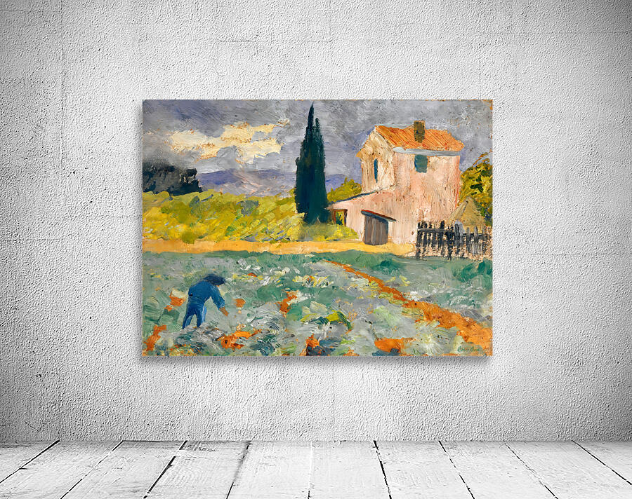 southern farm with field schiess Wall Preview