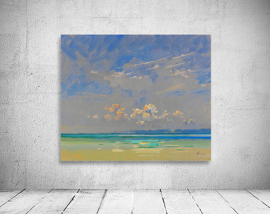 alfred haushofer abstract art chiemsee lake  Wall Preview