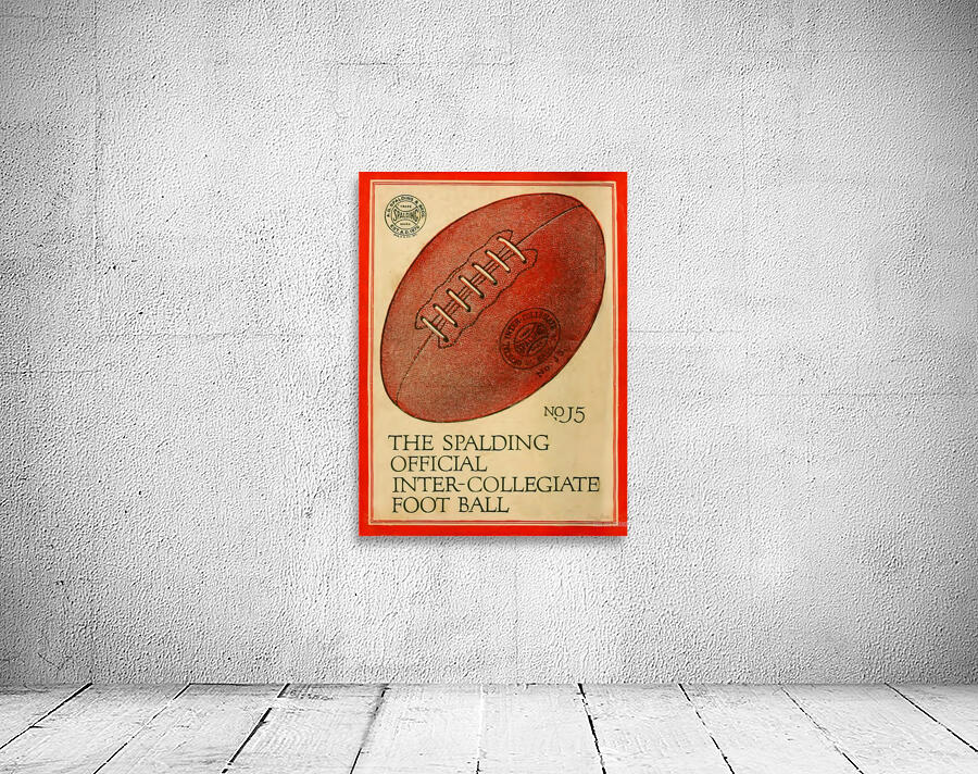 sports ads vintage spalding football ad Wall Preview