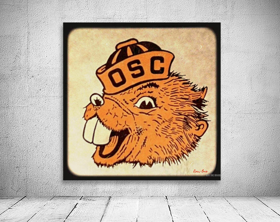 1950s oregon state college beaver viewfinder Wall Preview