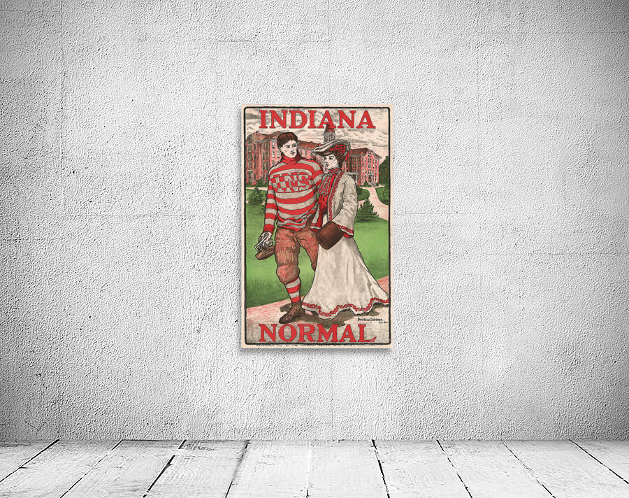 1902 indiana normal football poster Wall Preview