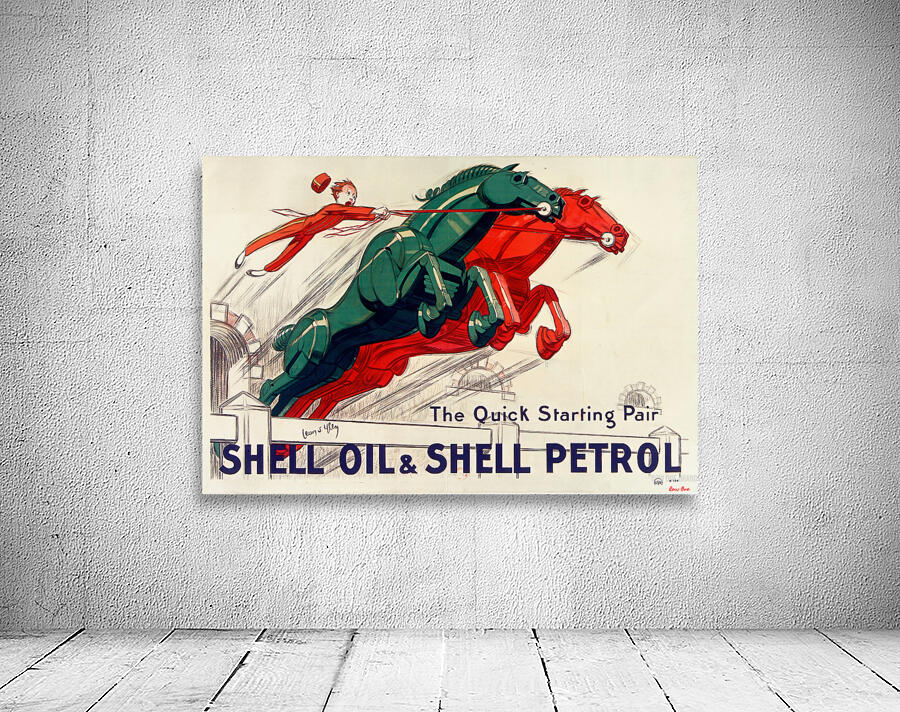 1930 shell oil advertisement Wall Preview