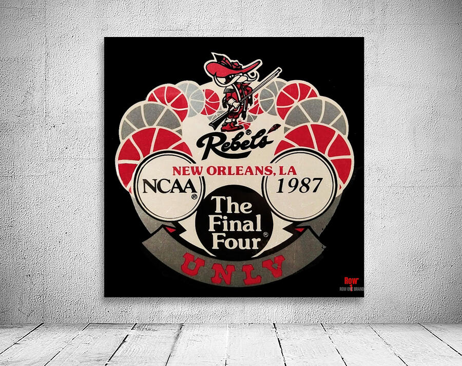 1987 UNLV Basketball Art Wall Preview