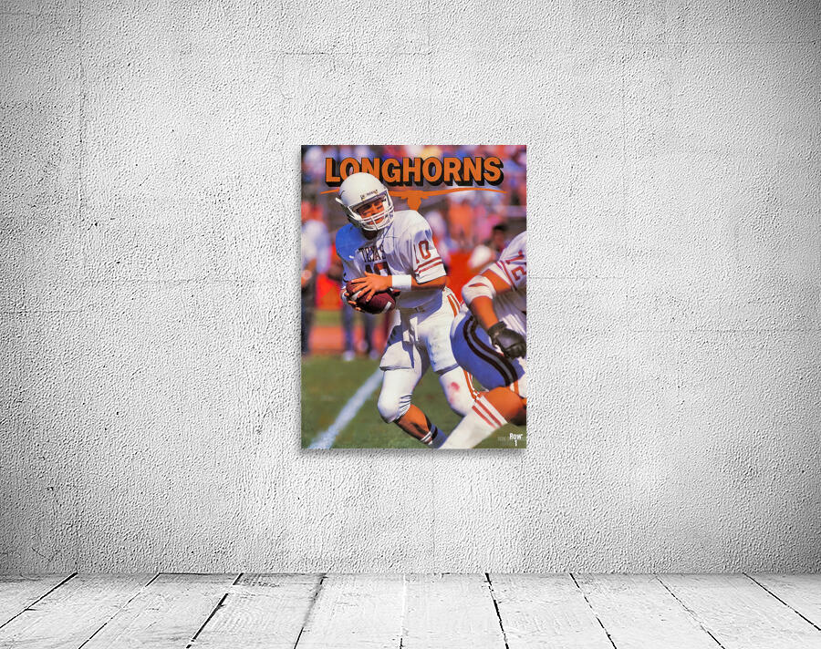 1986 Texas Longhorns Football Art  Wall Preview