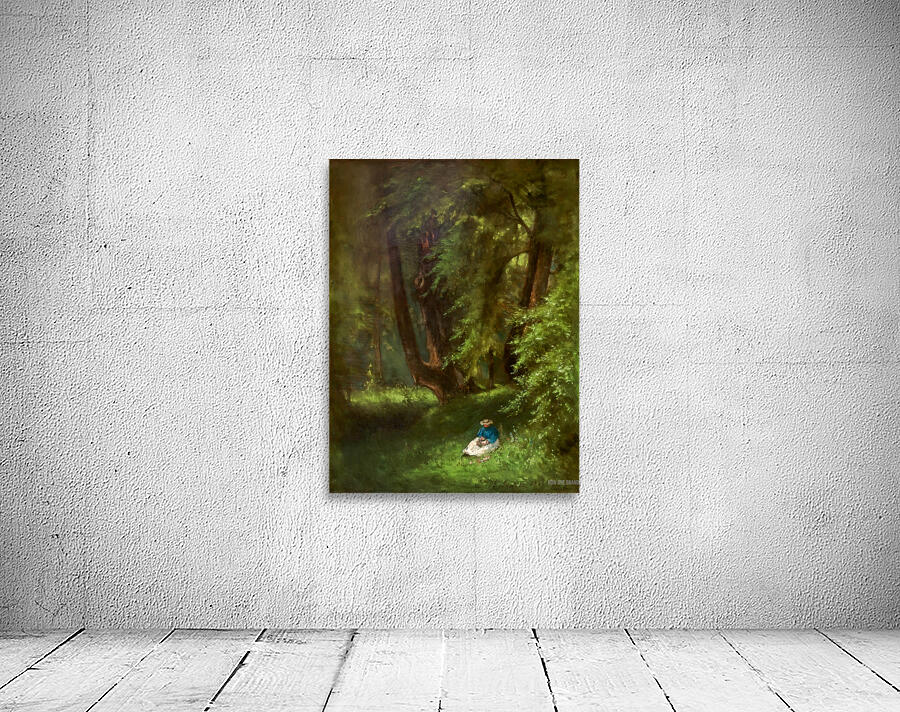 george inness in the woods 1866 Wall Preview