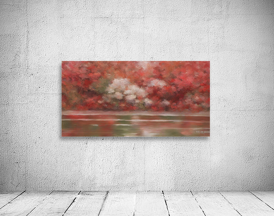 fall pond row one Wall Preview