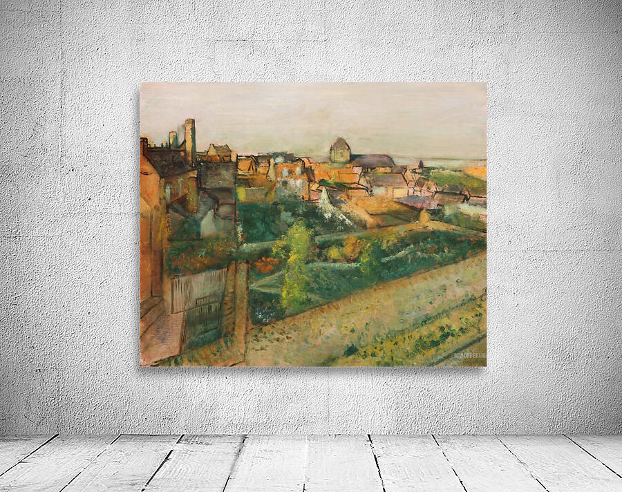  View of Saint-Valery-sur-Somme by edgar degas Wall Preview