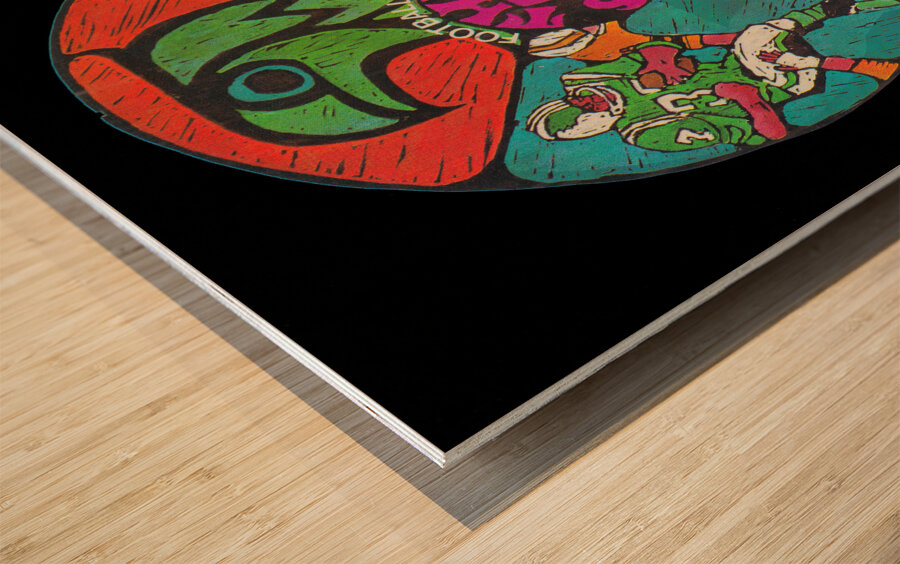 football is the fifth season Wood print