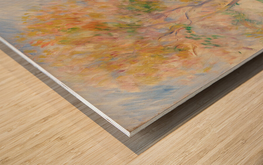 Autumn Landscape Paysage d’automne c. 1884 Wood print