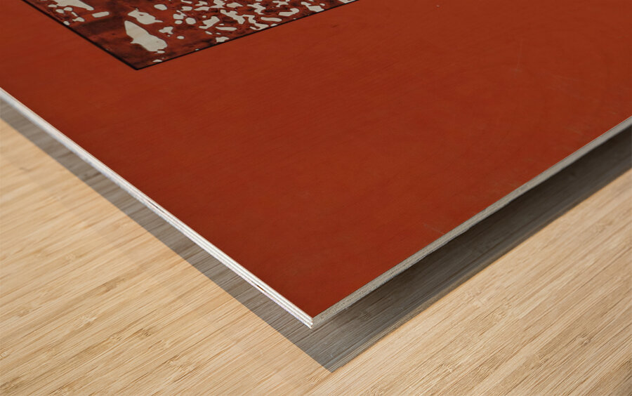 retro remix 1975 clemson football art Wood print