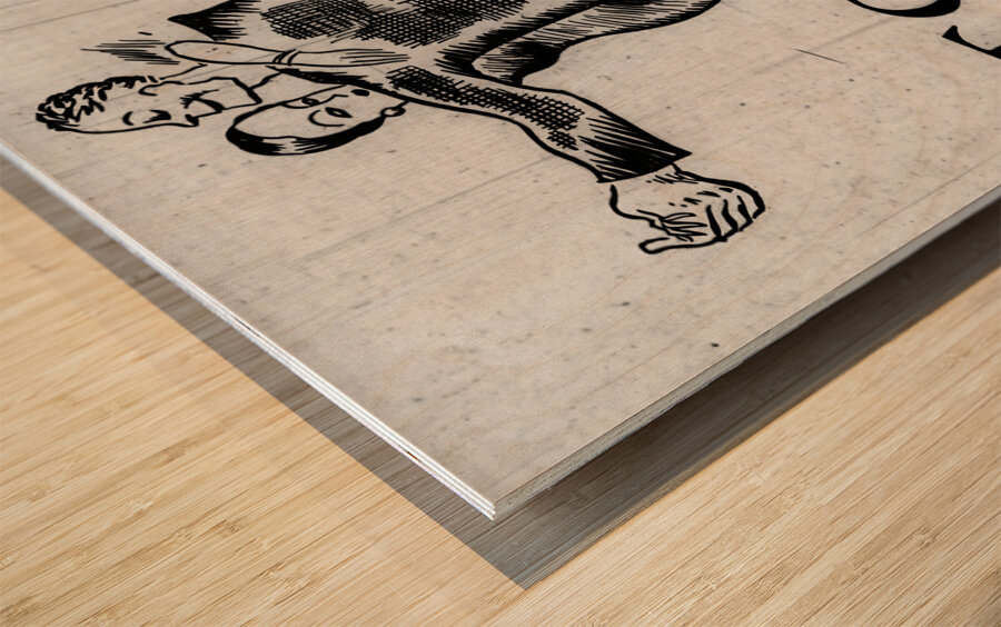 university dance tonite row one art Wood print