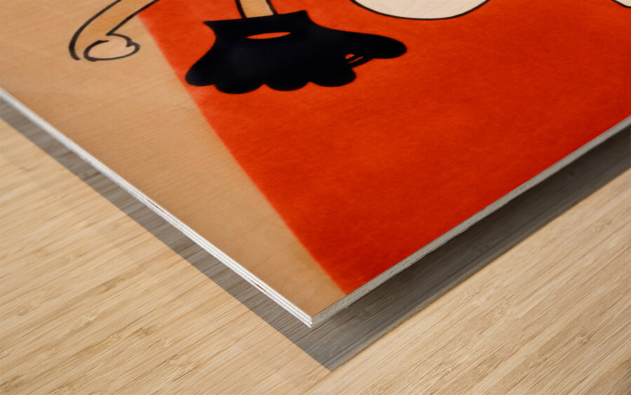 1950 New York Giants Baseball Remix Wood print