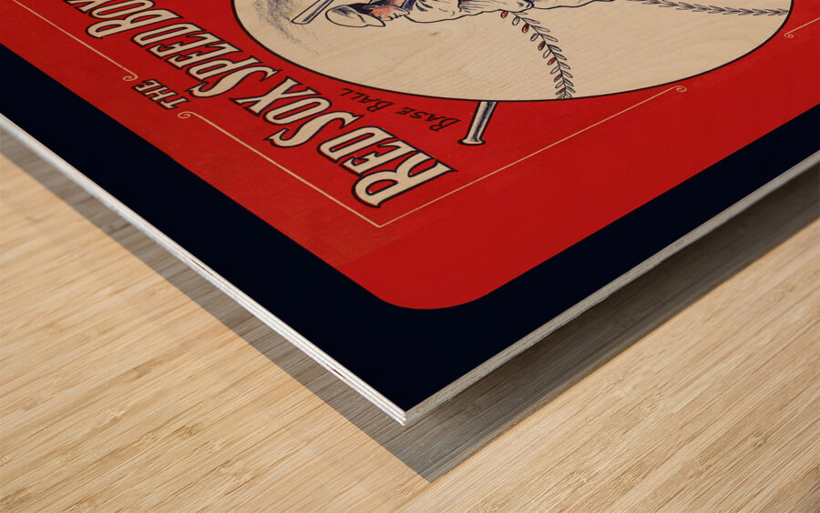 1913 Red Sox Speed Boys Art Wood print