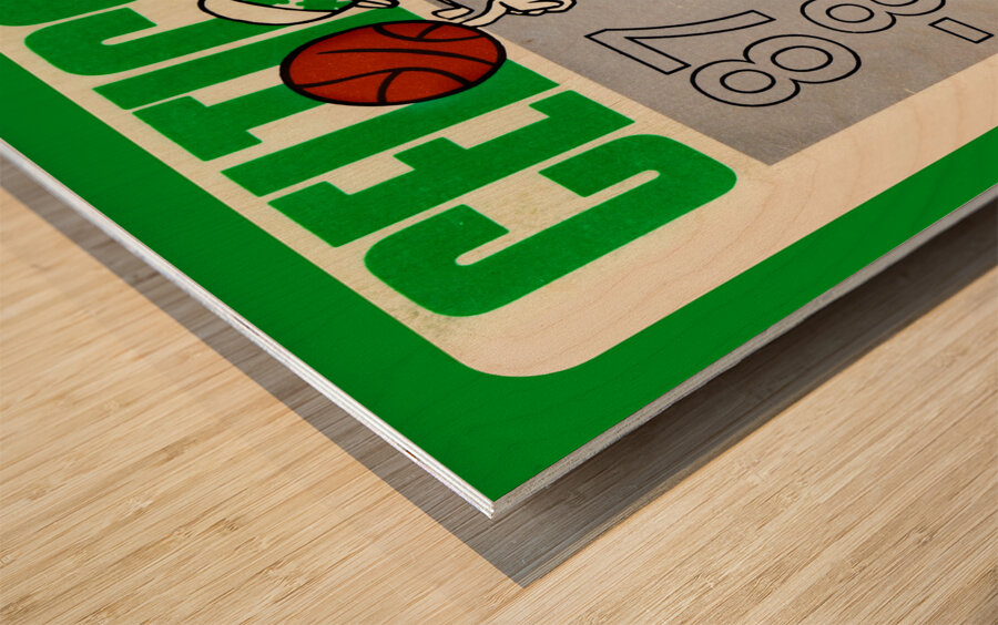 1987 Boston Celtics Art Wood print