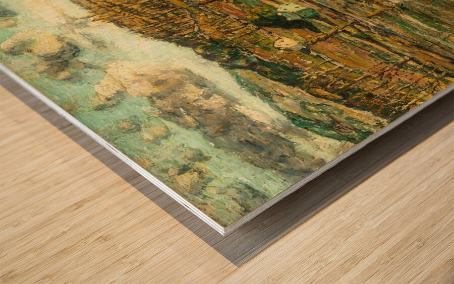 Sunlight on the Harlem River  Wood print