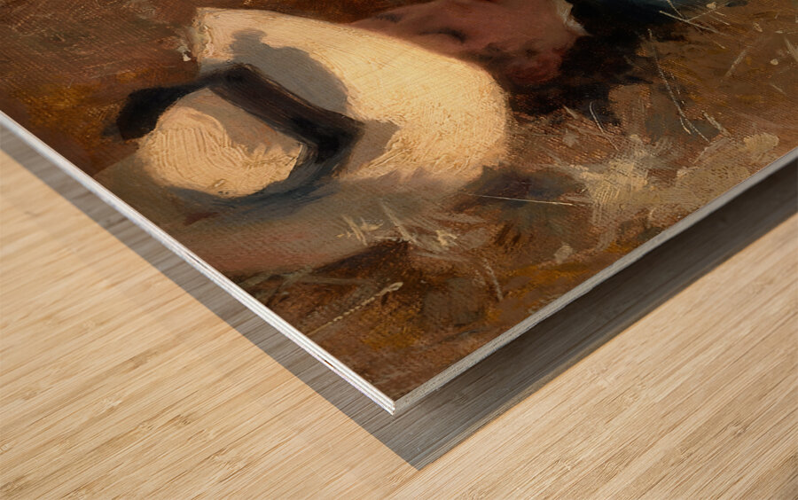 Resting C. 1875 John Singer Sargent American 1856 Wood print