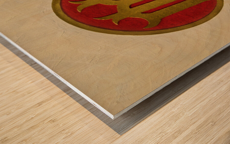 Early 1900s Ole Miss Emblem Wood print