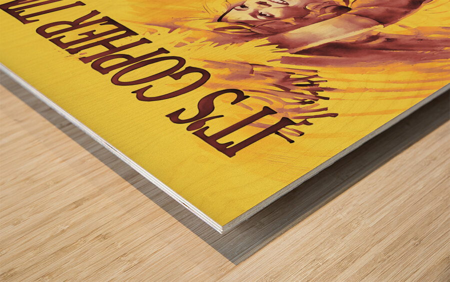 Its Gopher Time Wood print