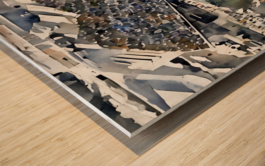 penn state football gameday 1974 Wood print