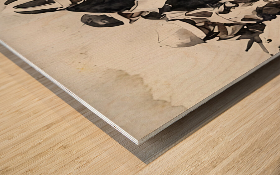 Race to Win: 1974 Horse Racing Art Wood print